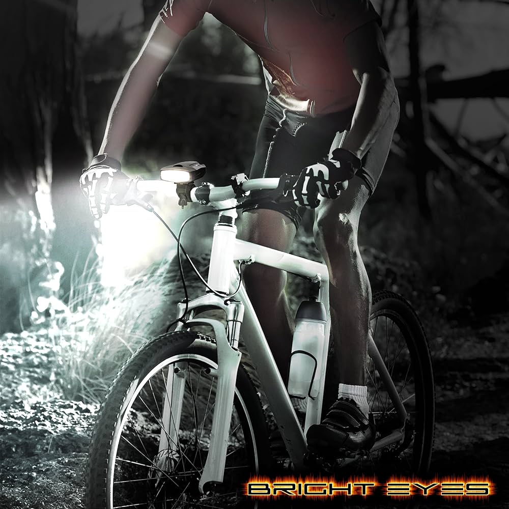 Amazon.com : StellarLights 300 Lumen Bicycle Headlight Wide